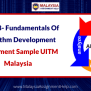 CSC118 Fundamentals Of Algorithm Development Assignment Sample UITM ...