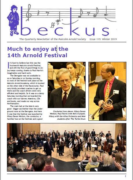 Beckus115 Malcolm Arnold Society