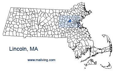 Lincoln MA Lincoln Lodging Real Estate Dining Travel Lincolnmap 