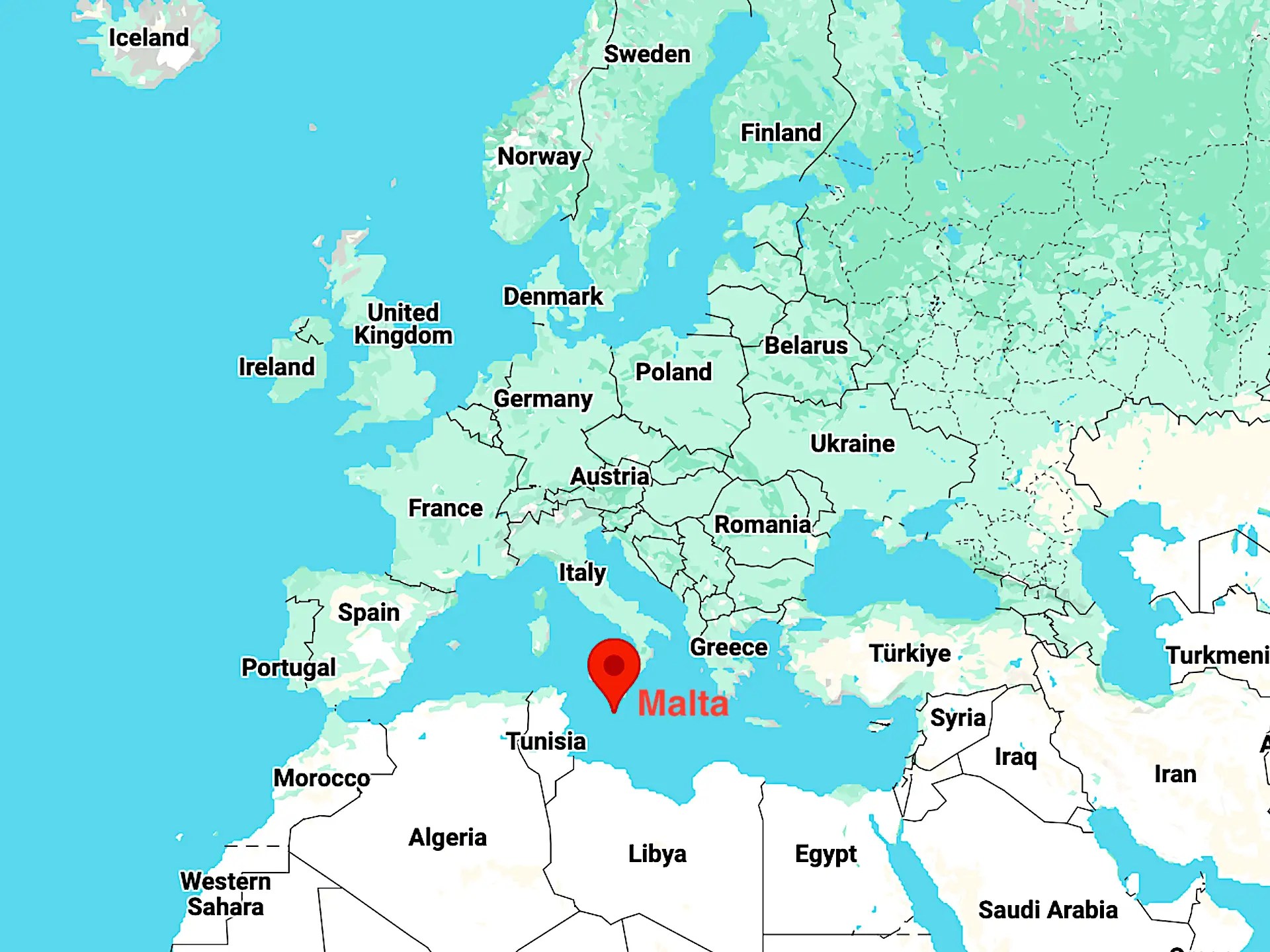 Where Is Malta Location Of The EU S Smallest State Map Malta