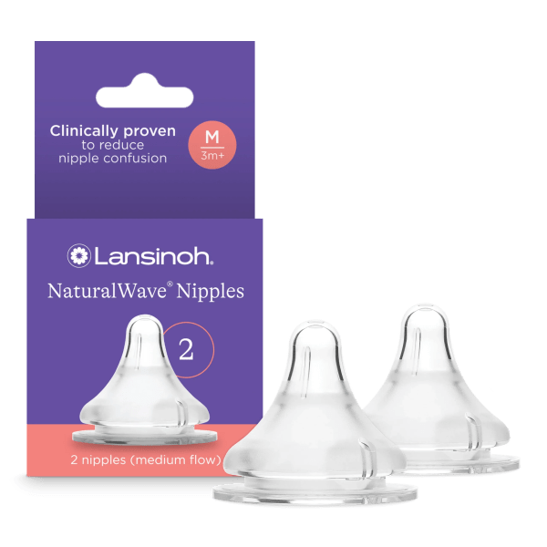 Lansinoh Natural Wave Nipples 2 Nipples