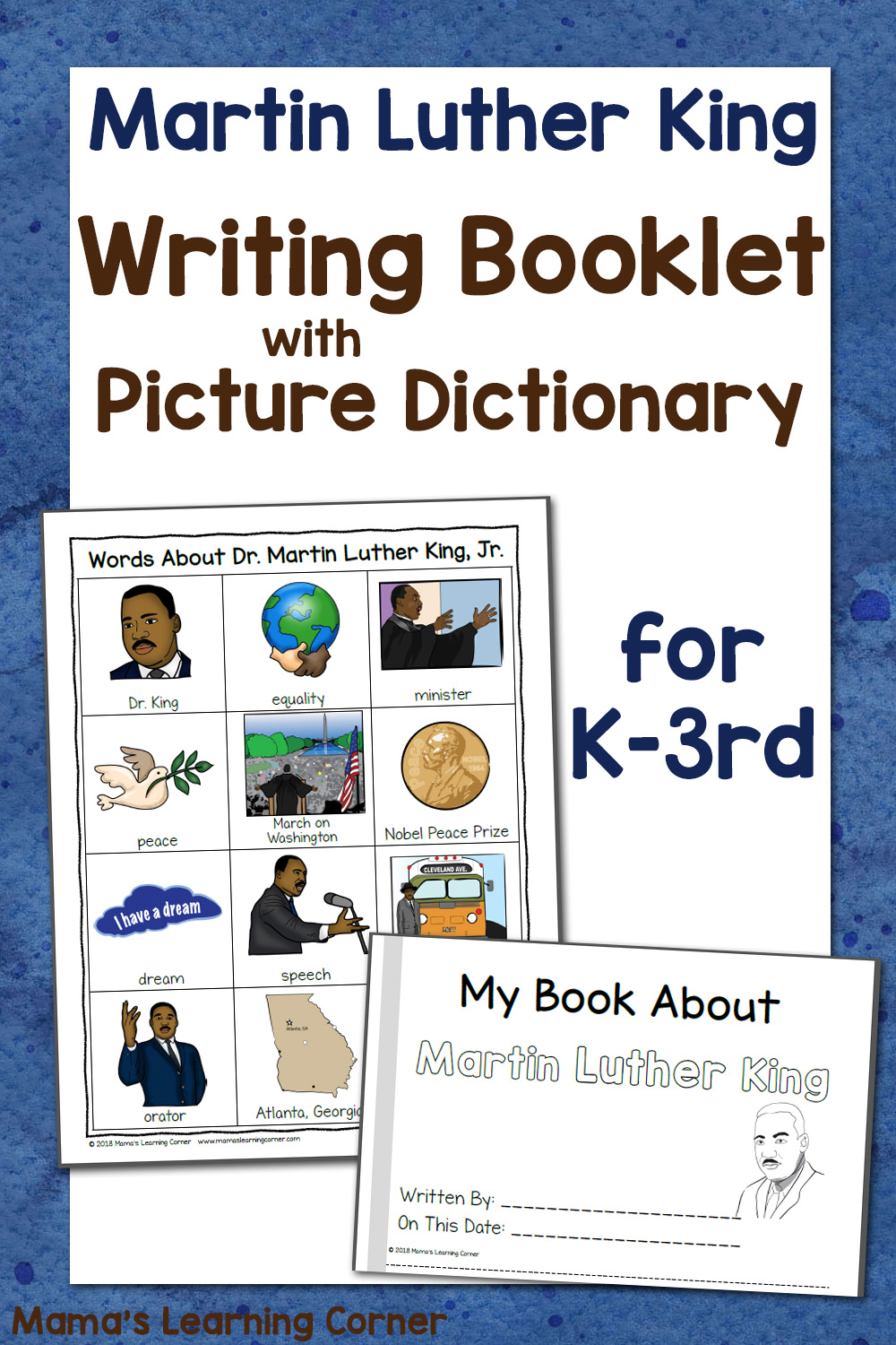 Printable martin luther king, jr. Martin Luther King Jr Unit Study Resources With Free Worksheets Mamas Learning Corner