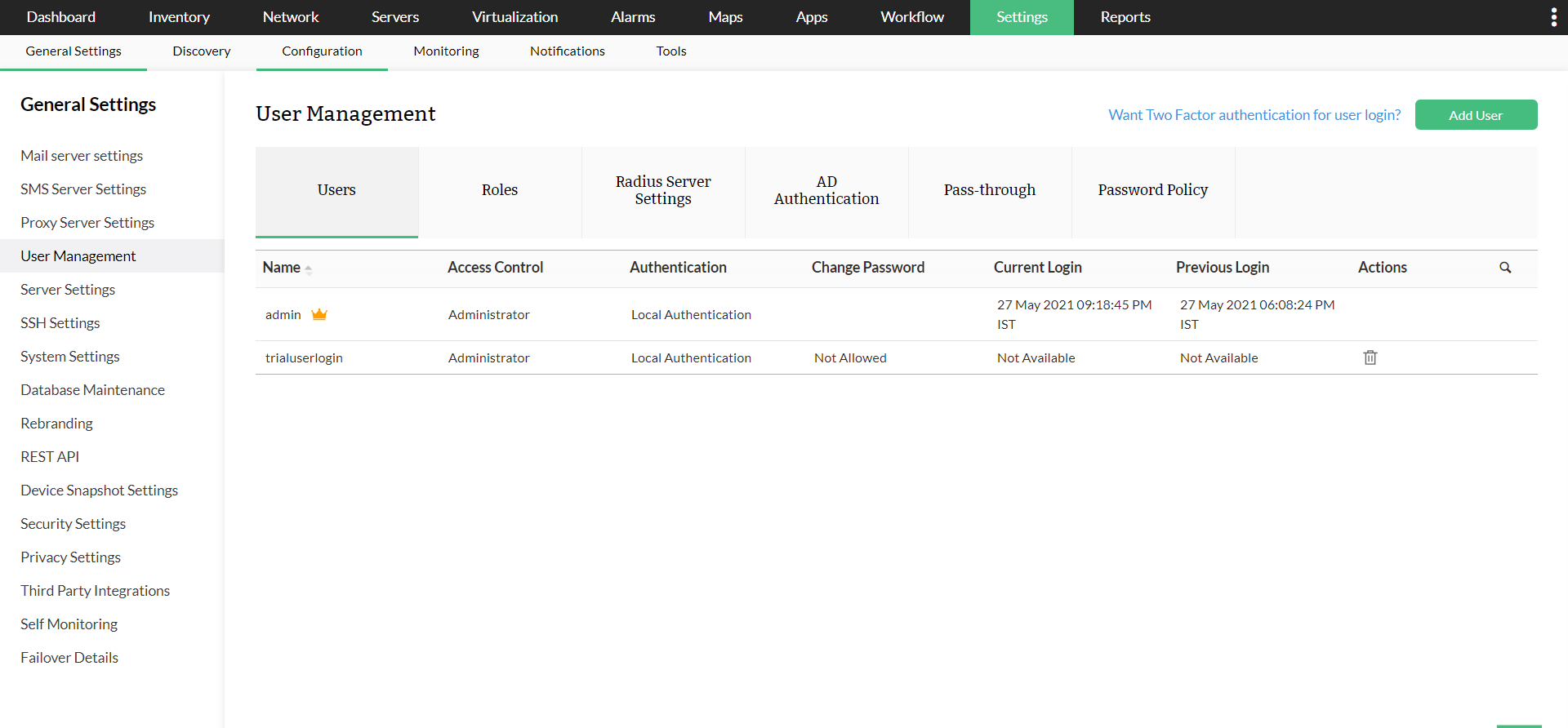 Optimize the exchange infrastructure of your organization; Custom User Roles Manageengine Opmanager