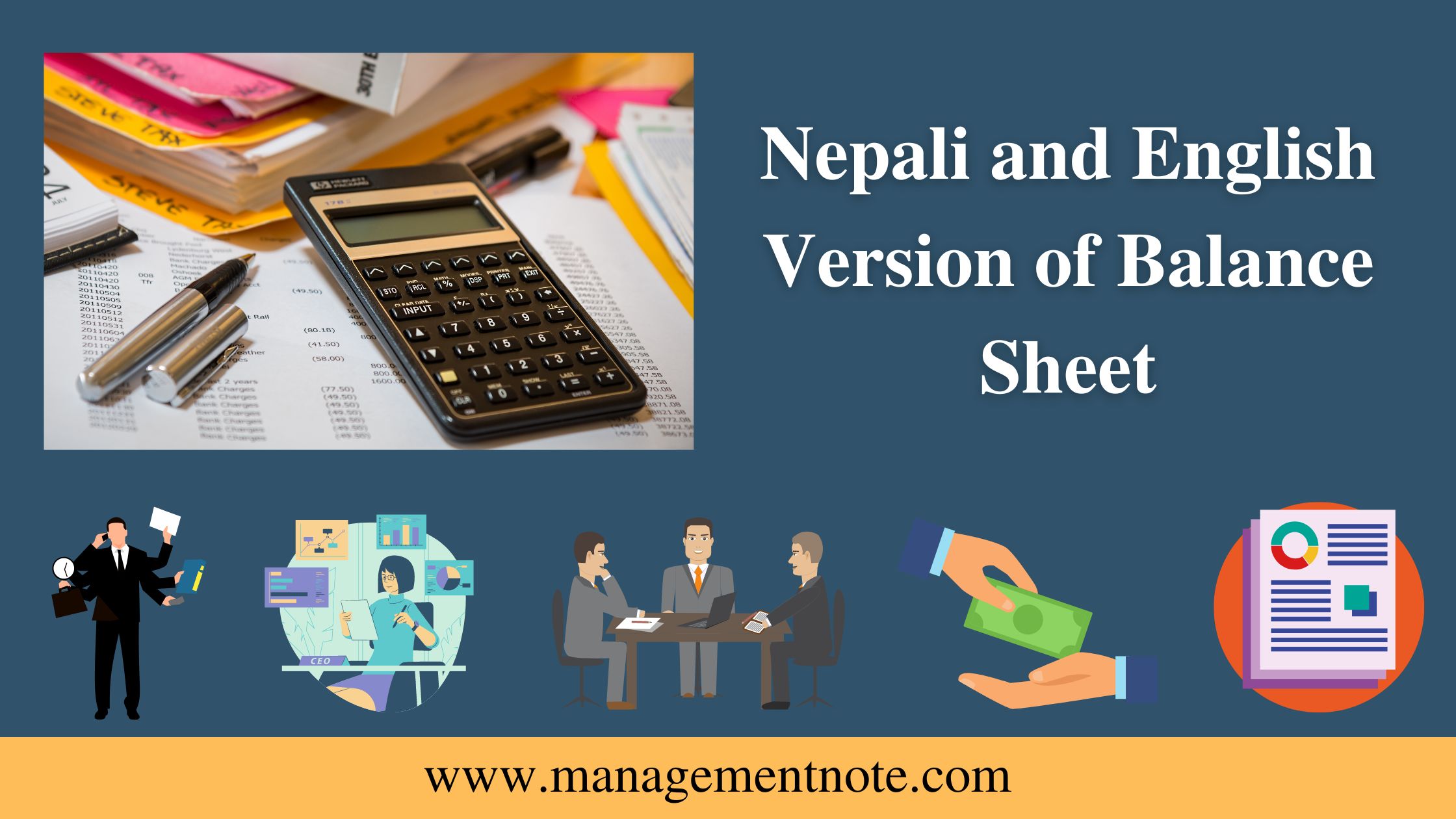 Nepali and English Version of Balance Sheet Accounting