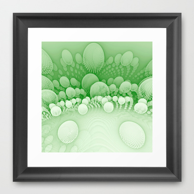 "Sub Orbit" - Mandelbulb Art - Framed Print