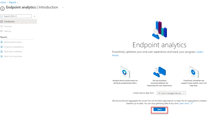 Enable Endpoint Analytics in Intune Configuration Manager 2 Enable endpoint analytics