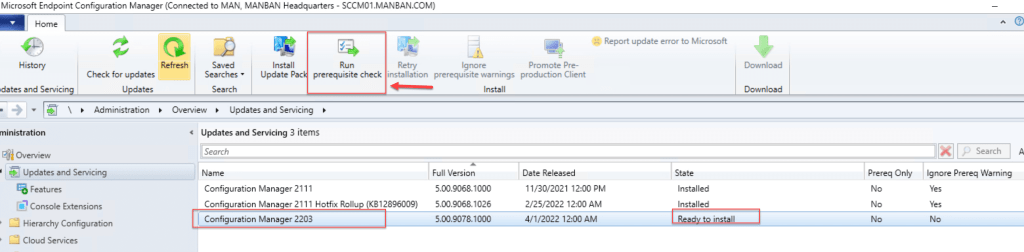 SCCM 2203 – Step by step Upgrade guide for ConfigMgr 2203 7 SCCM2203Stepbystep 07