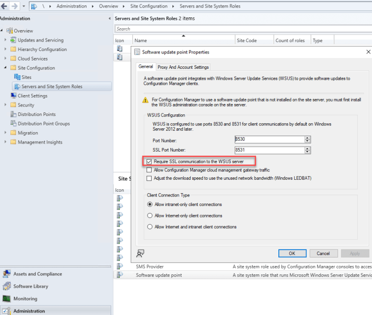 How to install Dell Lenovo third-party updates using SCCM 1 Require SSL communication to the WSUS server