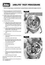 Mallory Ignition Mallory Unilite Test Procedure User Manual