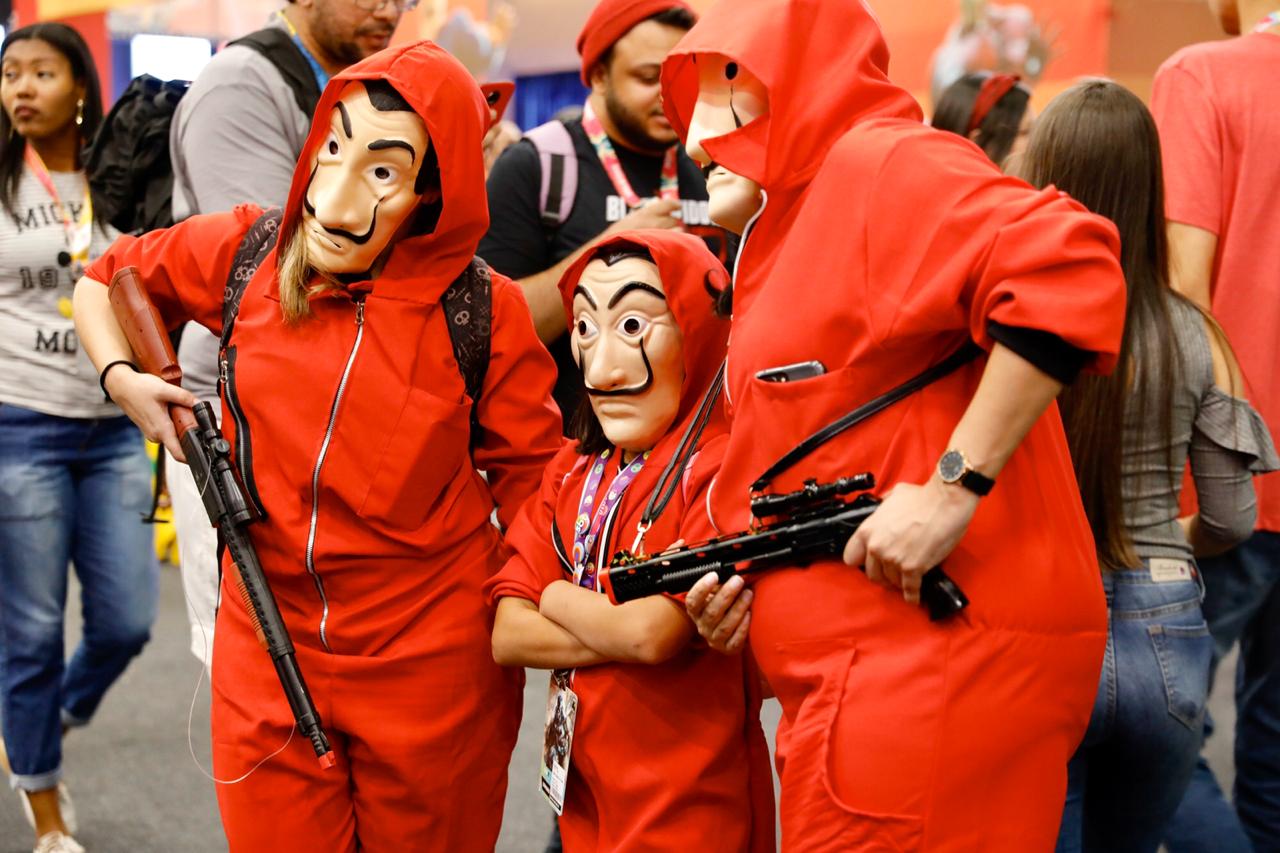 cosplay la casa de papel comic con ccxp19