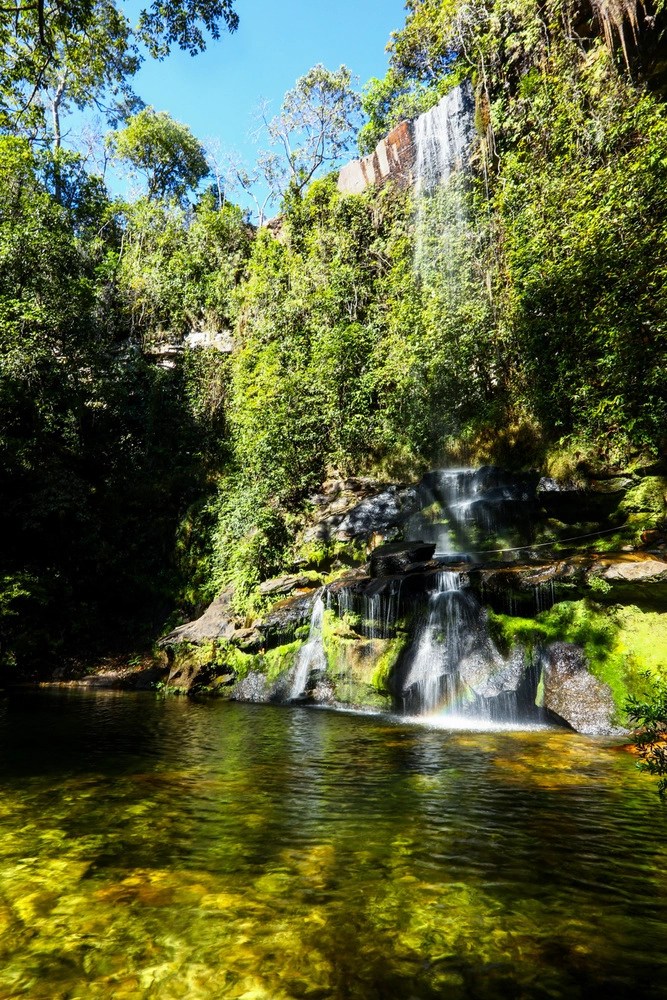 cachoeira do rosário em pirenópolis, goiás