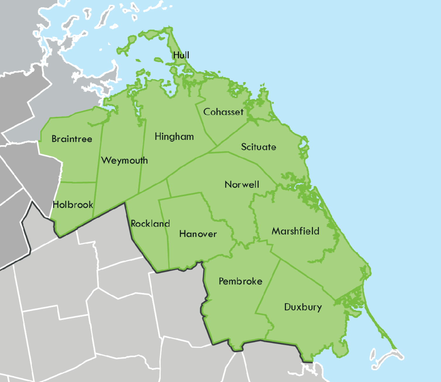 South Shore Coalition SSC MAPC Subregion Maps Webpage Ssc 