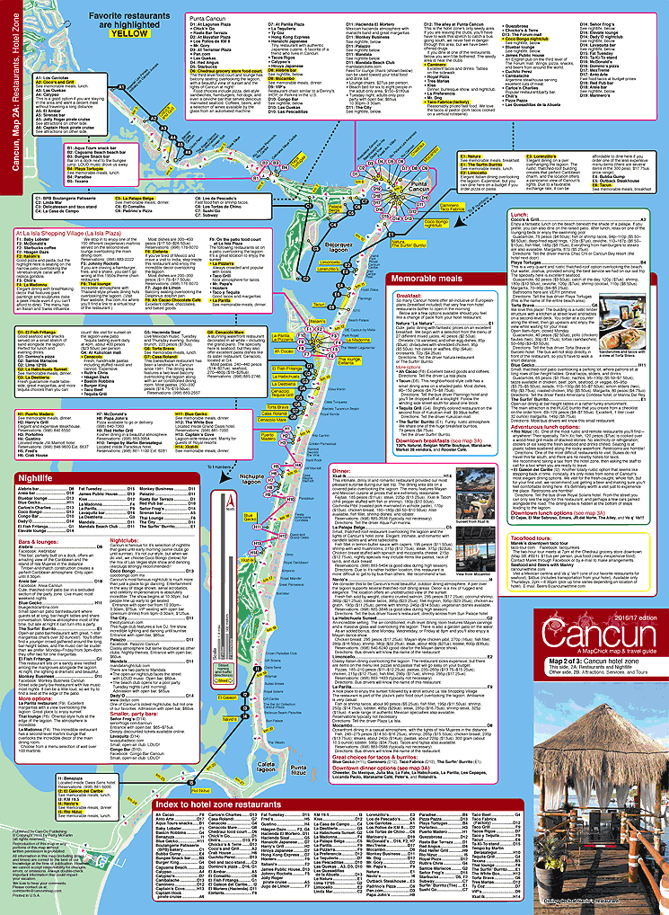 Cancun Map Travel Guide Mapchick Maps Travel Guides 