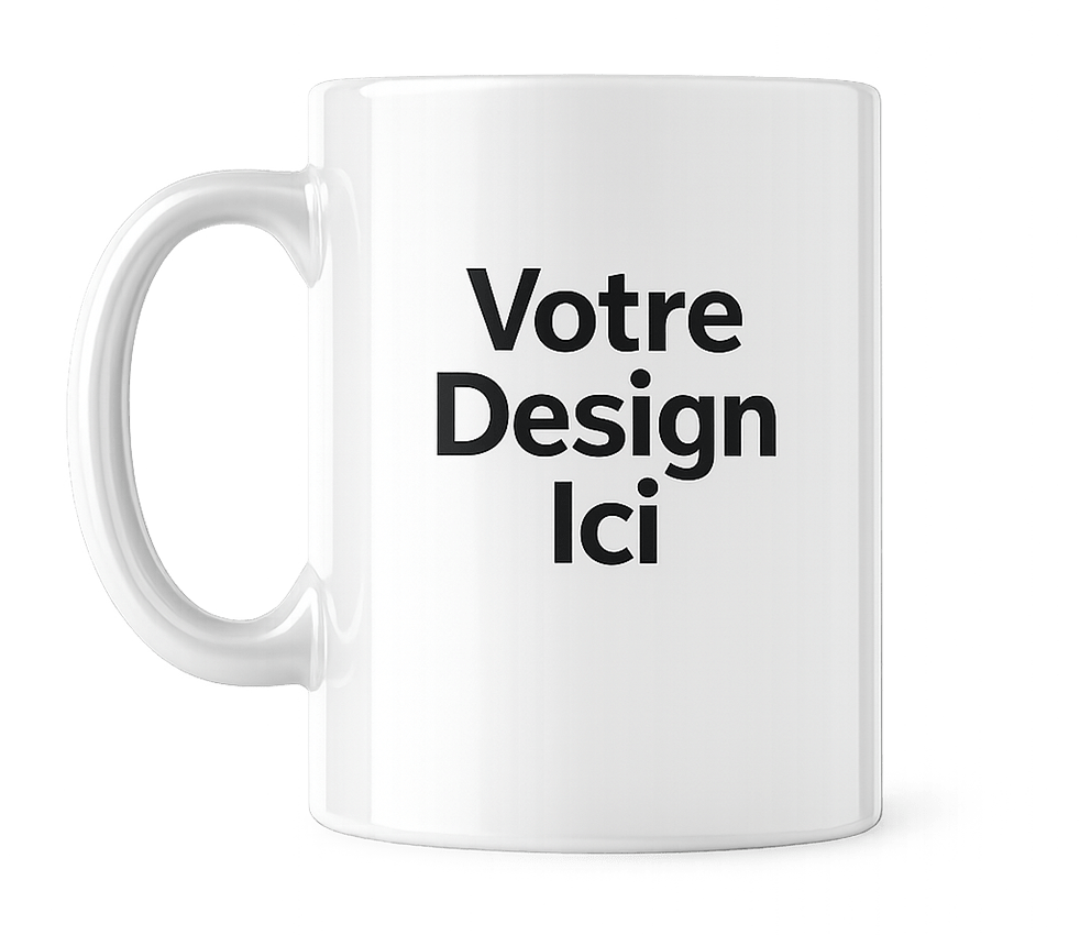 Mug personnalisé blanc