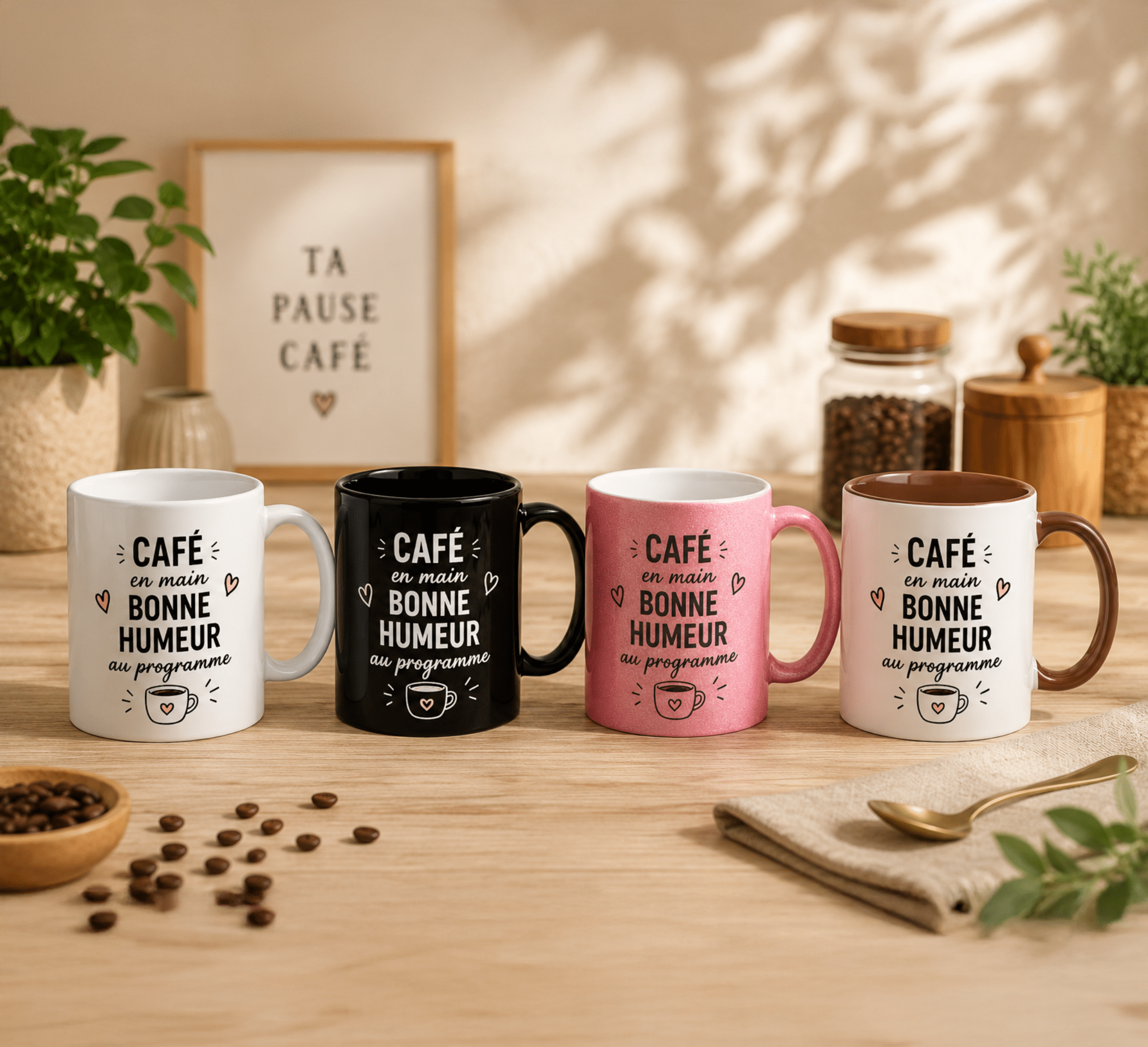 Mug "Café en main"