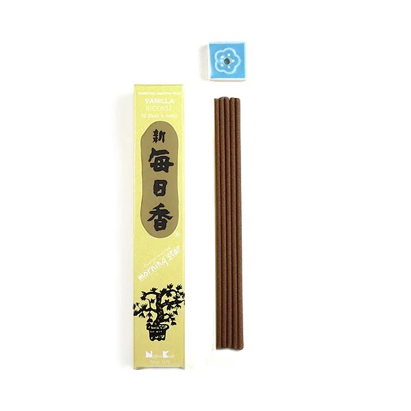 morning star vanilla japansk røgelse nippon kodo