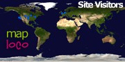 Locations of Site Visitors Locations of Site Visitors