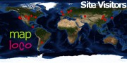 Locations of Site Visitors Locations of Site Visitors