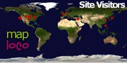 Locations of Site Visitors