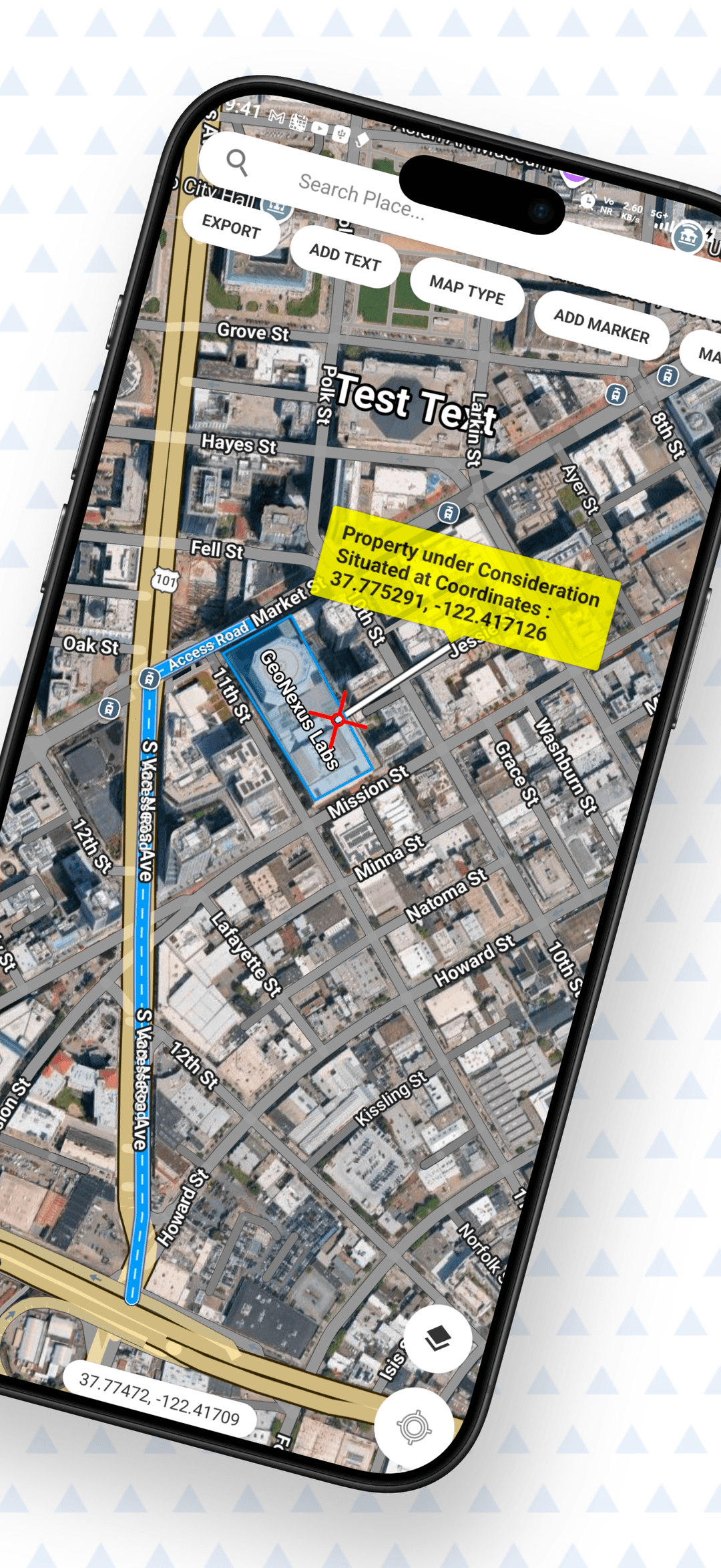 Map Overlay Tool Mobile App For Android Overlayr Screenshot 2 