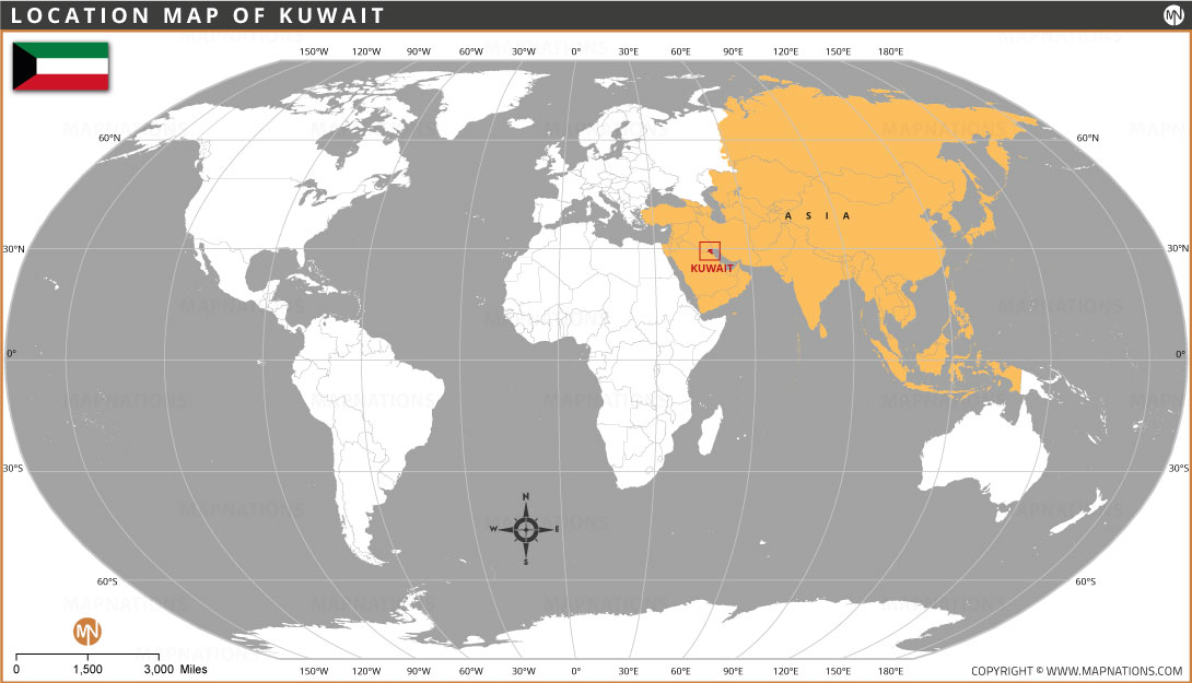 Where Is Kuwait Kuwait Location Map Where Is Kuwait 
