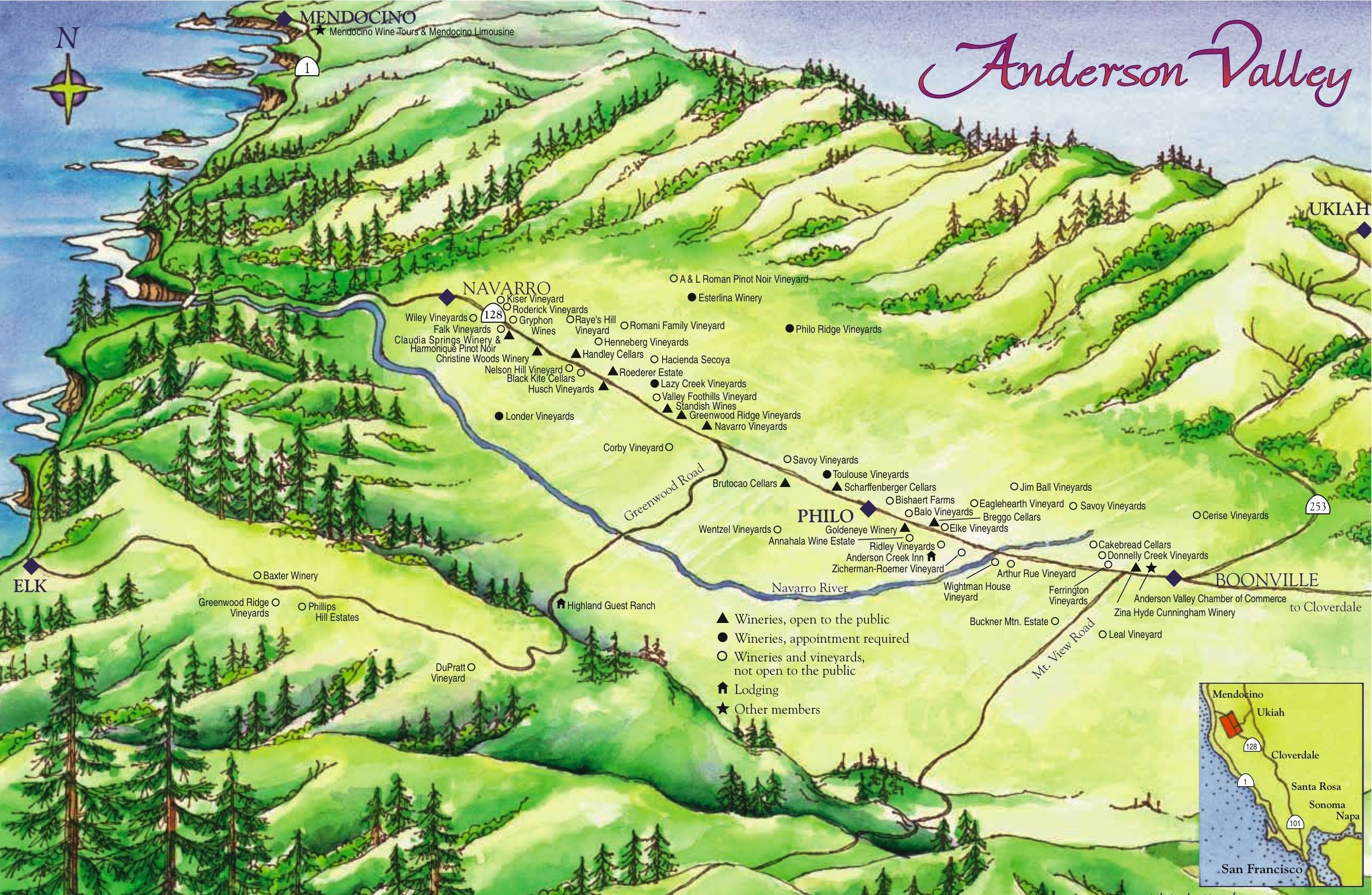 Anderson Valley Ca Map At Flynn Barney Blog Anderson Valley Wine Map 