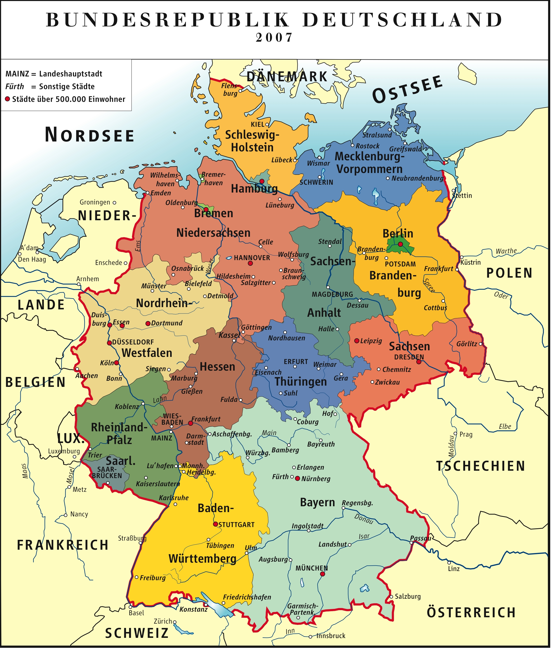 Deutschlandkarte maps