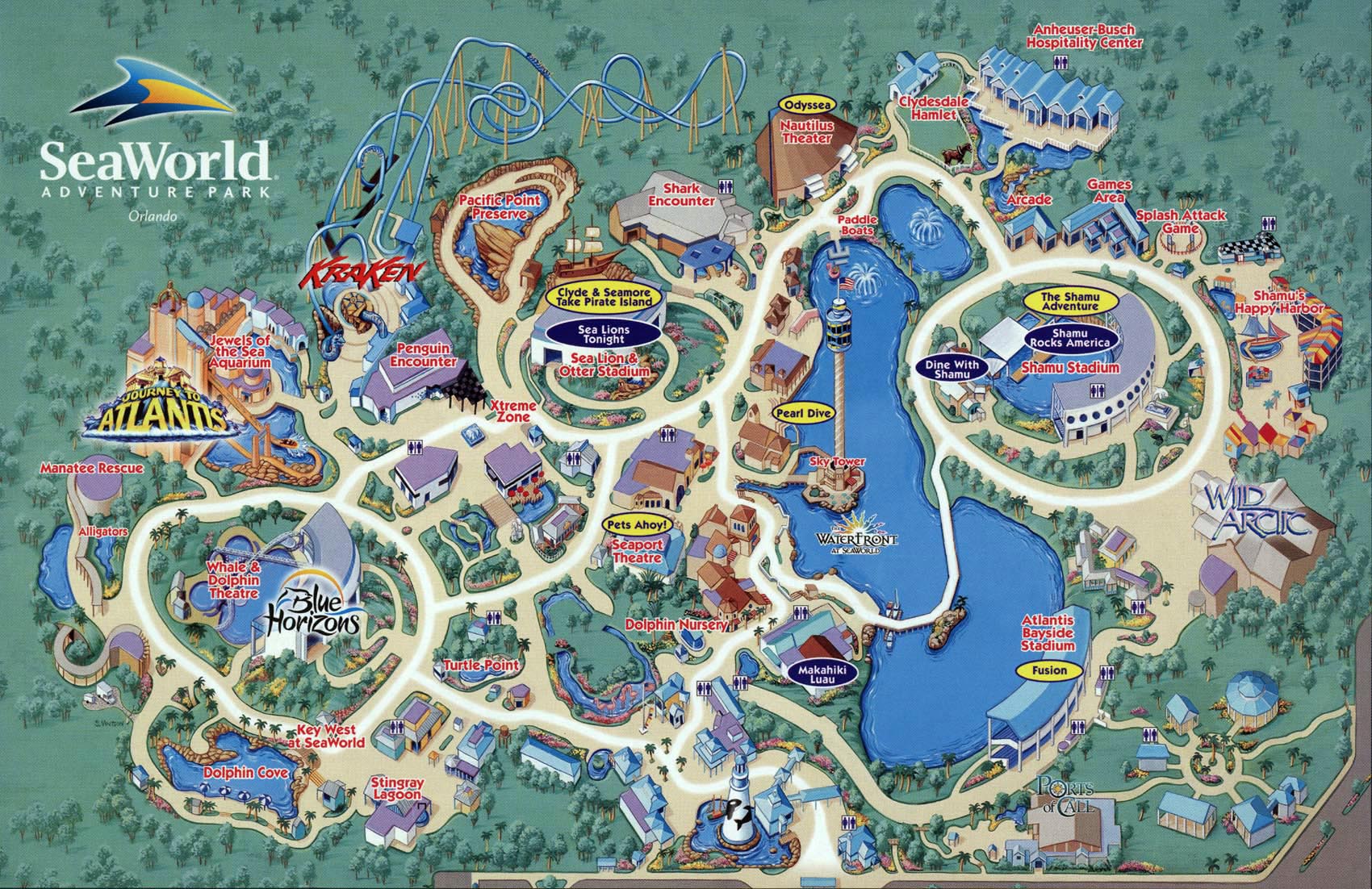 Seaworld Map Wayne Baisey Seaworld Map Orlando 