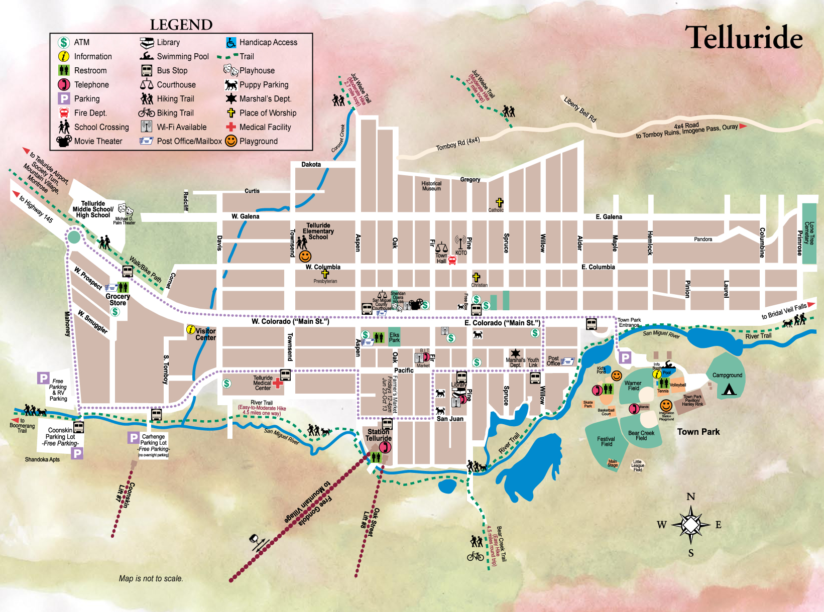Rigorous Curriculum Design Telluride Town Map 