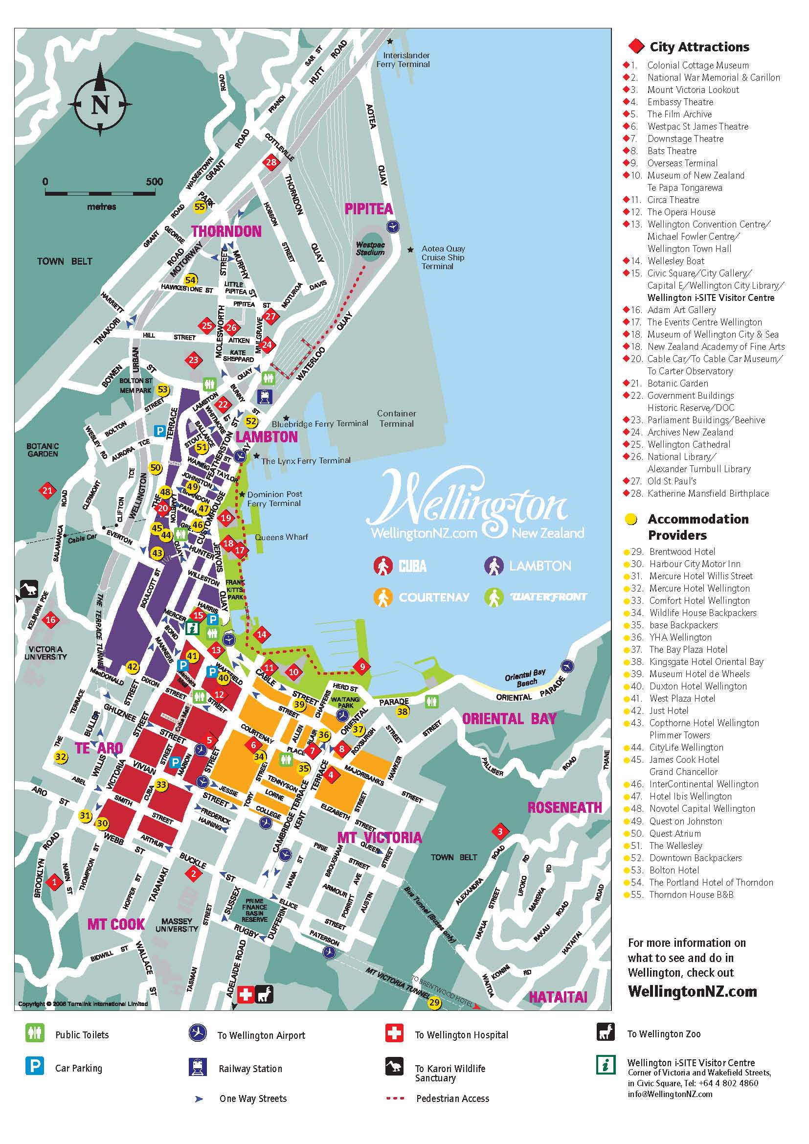 Wellington On Map Of New Zealand At Phoebe Jensen Blog Wellington Tourist Map 3 