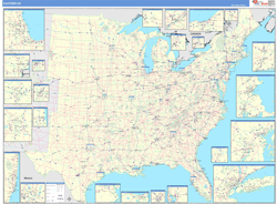 US Eastern Regional Wall Maps MapSales Randeast 