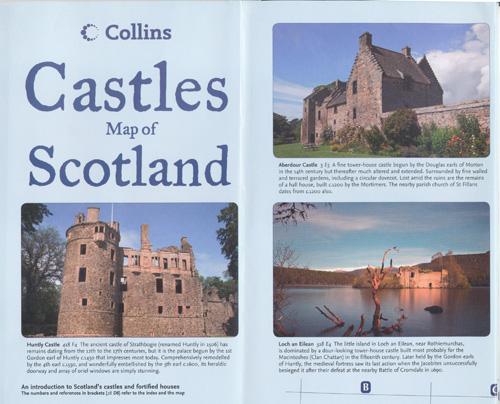 Map Of Castles Of Scotland