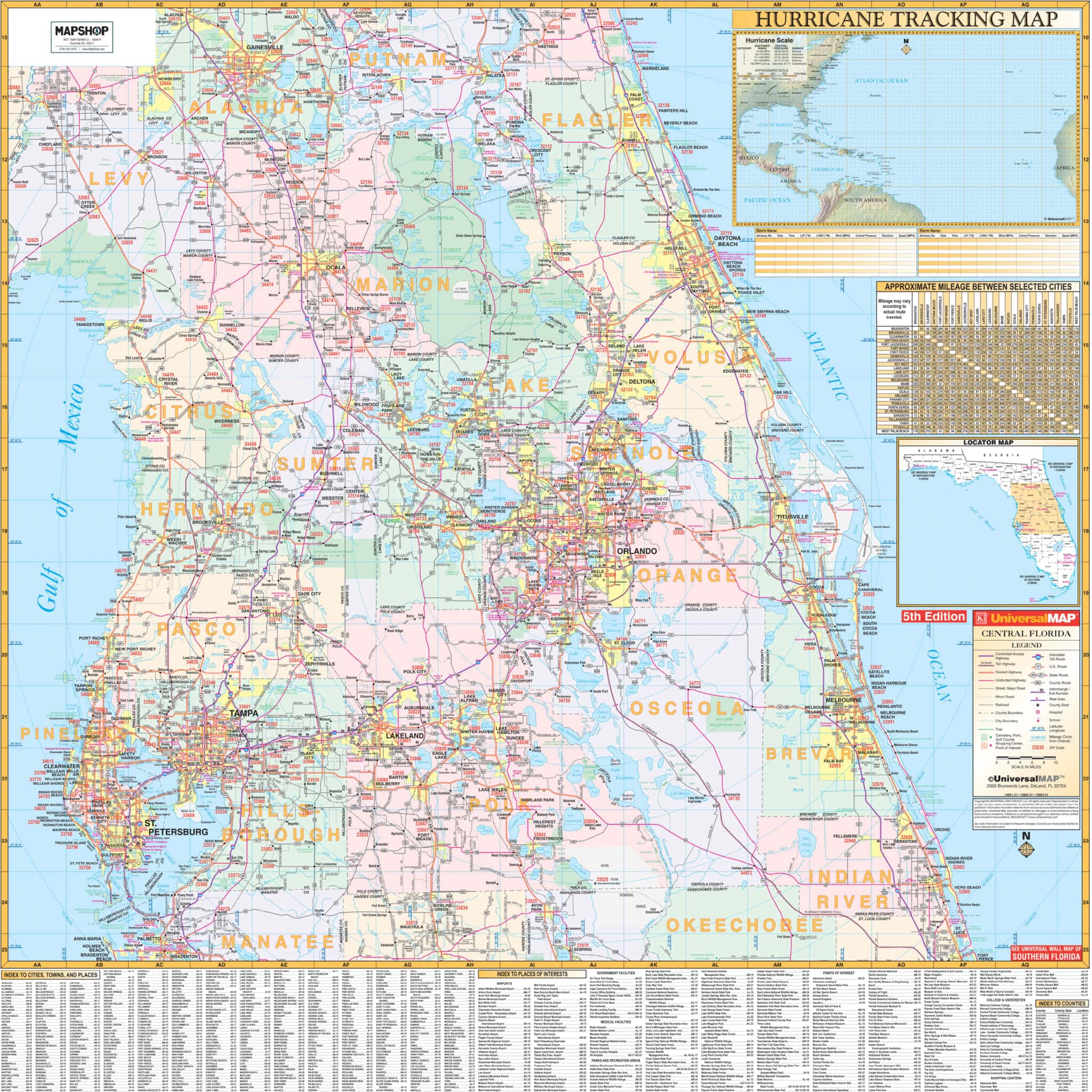 Map Of Central Florida Roads Florida Highway Map RRRM KA R FL CENTRAL 2048x2048 
