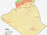 Algeria Map Tribes 1971 Mapsof Net