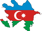 Azerbaijan Flag Map Mapsof Net