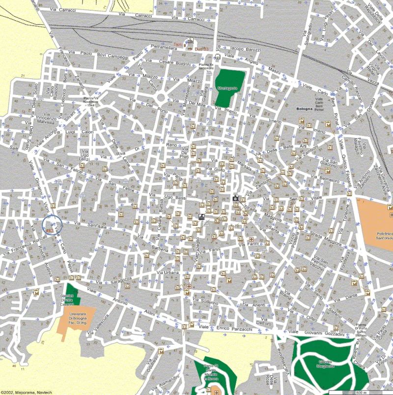 Tourism Map Bologna Mapsof Net - Geometric Pictures - Gorgeous Ultra HD Collection