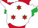 Burundi Flag Map Mapsof Net