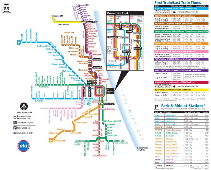 Chicago Metro Map Subway Mapsof Net - Best Abstract Arts in Retina