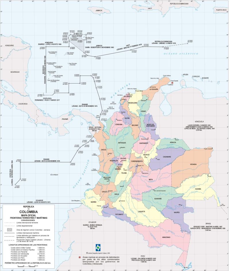 Colombia Map Mapsof Net - Premium Space Art Gallery - 4K