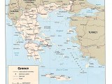 Greece Political Map 1996 Mapsof Net