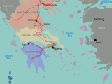 Greece Regions Map Mapsof Net
