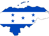 Honduras Flag Map Mapsof Net