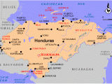 Honduras Map 1 Mapsof Net