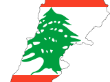 Lebanon Flag Map Mapsof Net