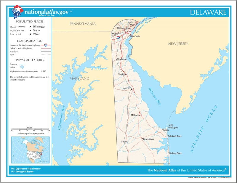 Where Is Delaware Located Mapsof Net - Premium Dark Pattern Gallery - 8K