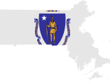 Massachusetts Flag Map Mapsof Net