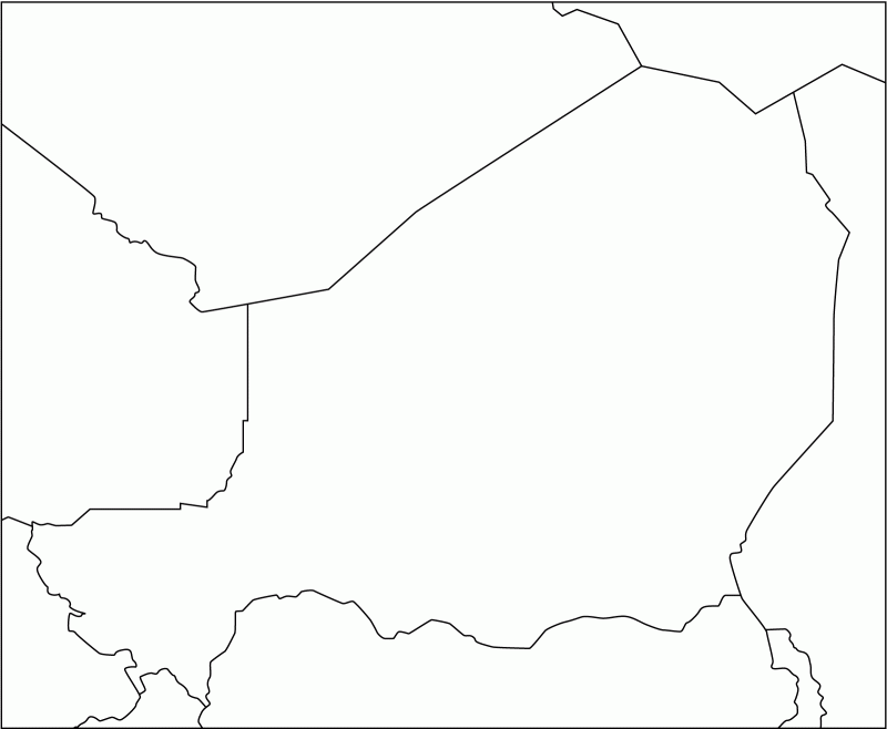 Niger River Blank Mapsof Net - Ultra HD High Resolution Dark Arts | Free Download