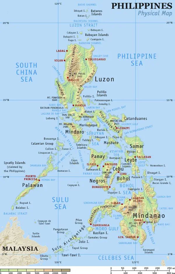 Philippines Map Mapsof Net - Download Creative Gradient Photo | Full HD