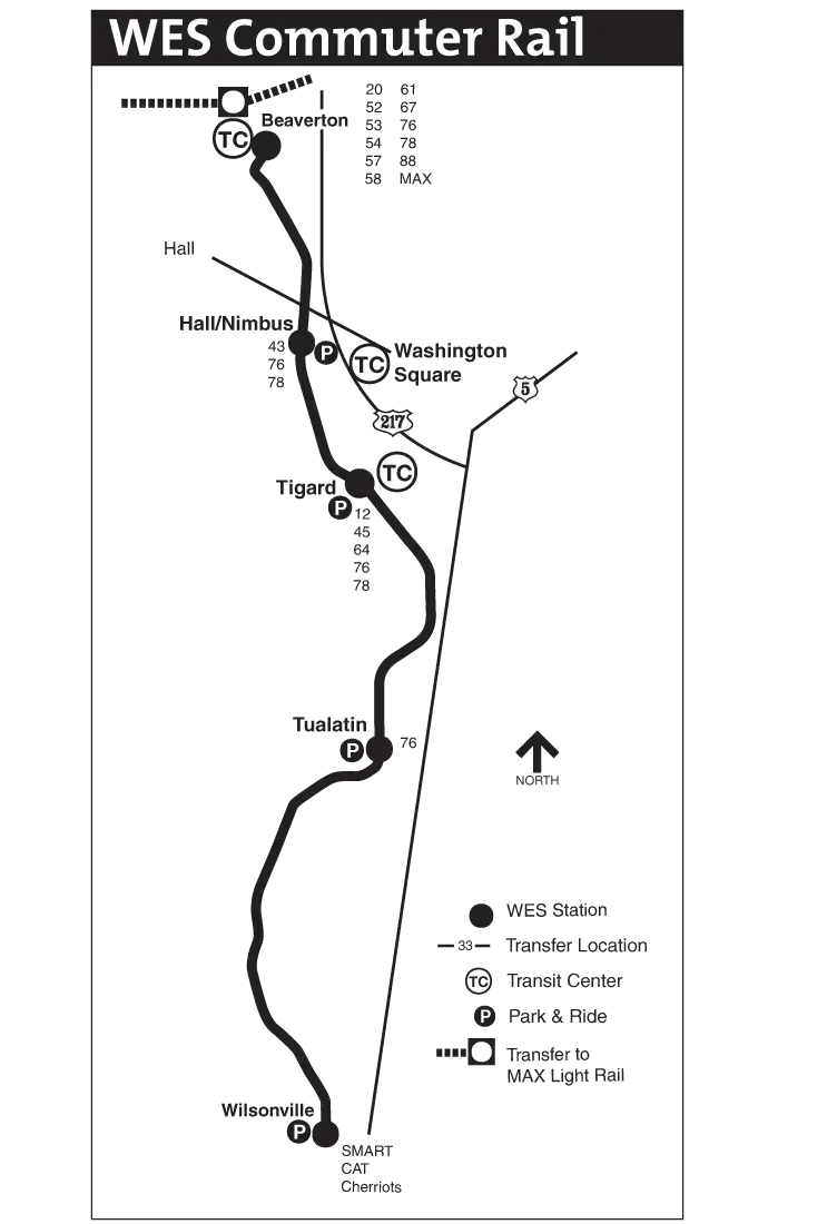 Portland Transport Map Mapsof Net - Vintage Image Collection - Full HD Quality
