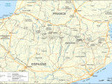 Pyrenees Map Shaded Relief Fr Mapsof Net